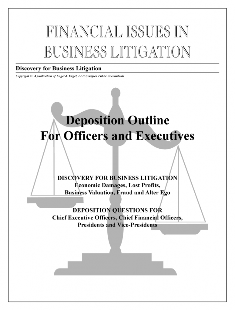 Deposition Outline for Officers & Executives